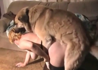 Sexy lass adores dirty bestiality porn