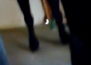 Banging with black pony in doggy style