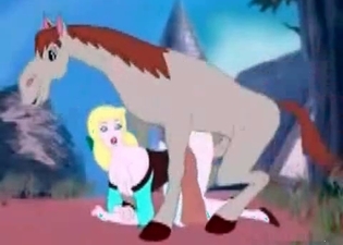 Pony in the awesome bestiality cartoon